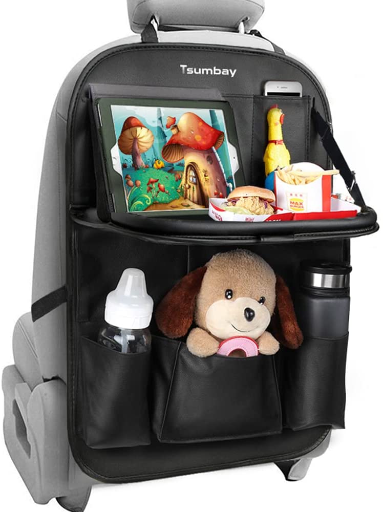 Accessoire Voiture Interieur Organisateur Voiture Enfant Niaetuto 10 Poches - Range Siège Auto Imperméable Avec Tablette Protection Siège