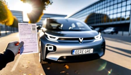 La carte grise gratuite pour les voitures électriques ?